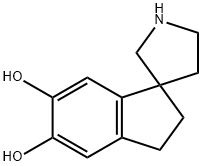 Spiro[1H-indene-1,3-pyrrolidine]-5,6-diol, 2,3-dihydro- (9CI)