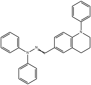1,2,3,4-Tetrahydro-1-phenyl-6-quinolinecarboxaldehydediphenylhydrazon