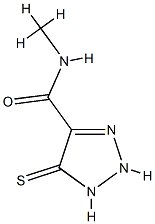 1H-1,2,3-Triazole-4-carboxamide,5-mercapto-N-methyl-(9CI)