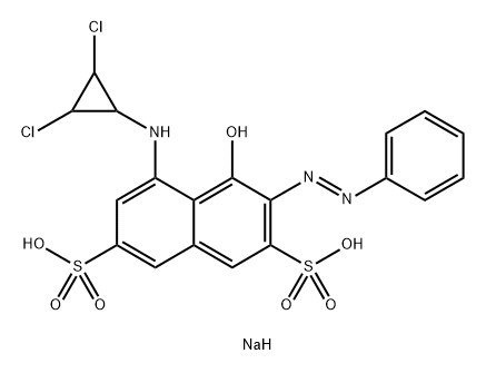 disodium 5-[(2,3-dichlorocyclopropyl)amino]-4-hydroxy-3-(phenylazo)naphthalene-2,7-disulphonate