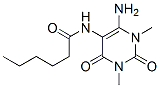 Hexanamide,  N-(6-amino-1,2,3,4-tetrahydro-1,3-dimethyl-2,4-dioxo-5-pyrimidinyl)-