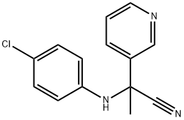 2-(4-chloro-phenylamino)-2-pyridin-3-yl-propionitrile
