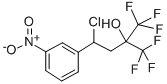 4-Chloro-1,1,1-trifluoro-4-(3-nitrophenyl)-2-(trifluoromethyl)-2-butan ol