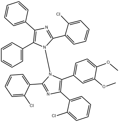 2,2',4-三(2-氯苯基)-5-(3,4-二甲氧基苯基)-4'5'-二苯基-1,1'-二咪唑