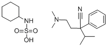 4-(Dimethylamino)-2-isopropyl-2-phenylvaleronitrile cyclamate