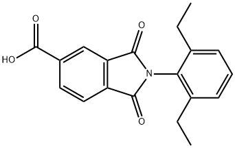 2-(2,6-二乙基苯基)-1,3-二氧異喹啉-5-羧酸