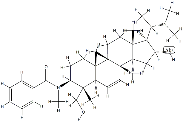 N-[(20S)-20-(Dimethylamino)-16α-hydroxy-4α-(hydroxymethyl)-4,14-dimethyl-9,19-cyclo-5α-pregn-6-en-3β-yl]-N-methylbenzamide