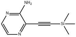 2-Pyrazinamine,  3-[2-(trimethylsilyl)ethynyl]-