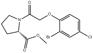 methyl 1-[(2-bromo-4-chlorophenoxy)acetyl]prolinate
